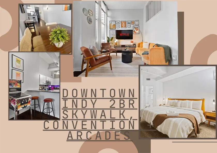 Downtown Indy 2BR | Skywalk, Convention + Arcades - Image 1