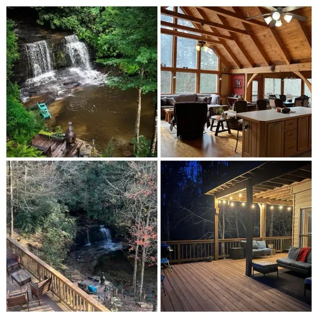Mountain Home|Backyard Waterfall|Sleeps 10+|pets+ - Image 1