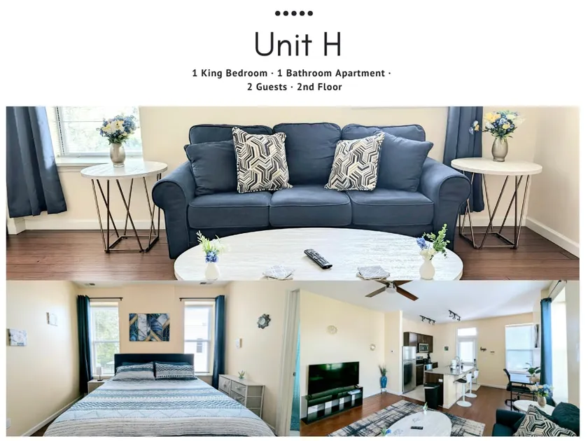 Harmonious King Bedroom w/ Blackout Curtains (H) - Image 1