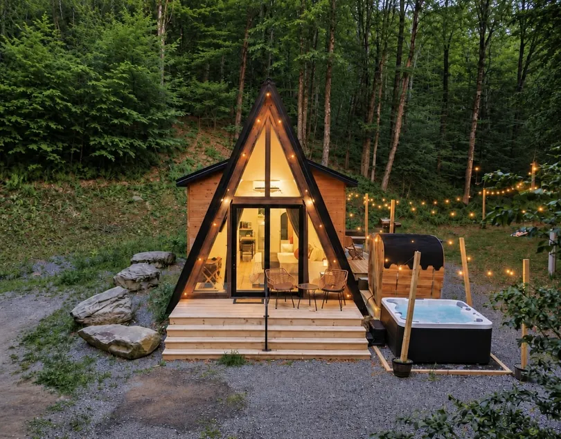 Cozy A-Frame | Hot Tub, Fire Pit & Pet-Friendly - Image 1