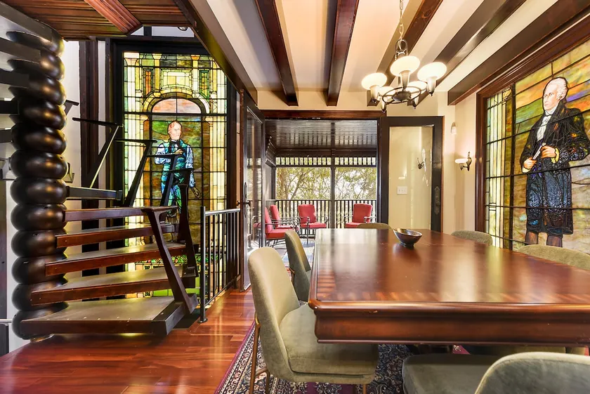 Stained-Glass 2BR with Spiral Staircases - Image 1