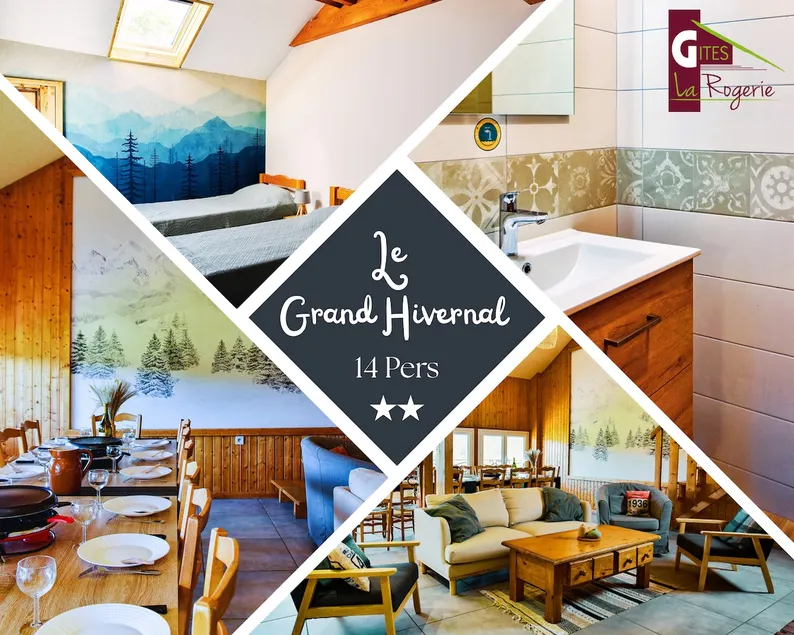 Gîte ”le grand Hivernal” - La Rogerie: 14 pers - Image 1