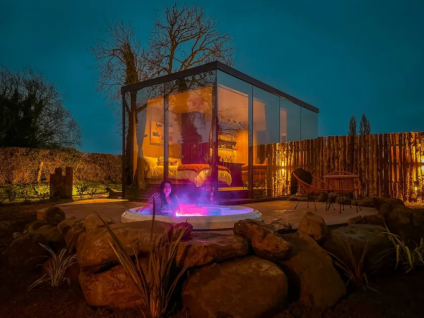 Sunset - Lough Neagh Mirror Houses - Image 1