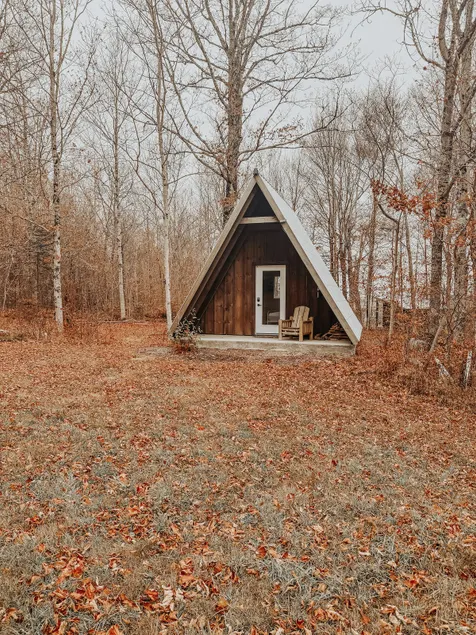 Rustic off-grid A-frame cabin - Image 1