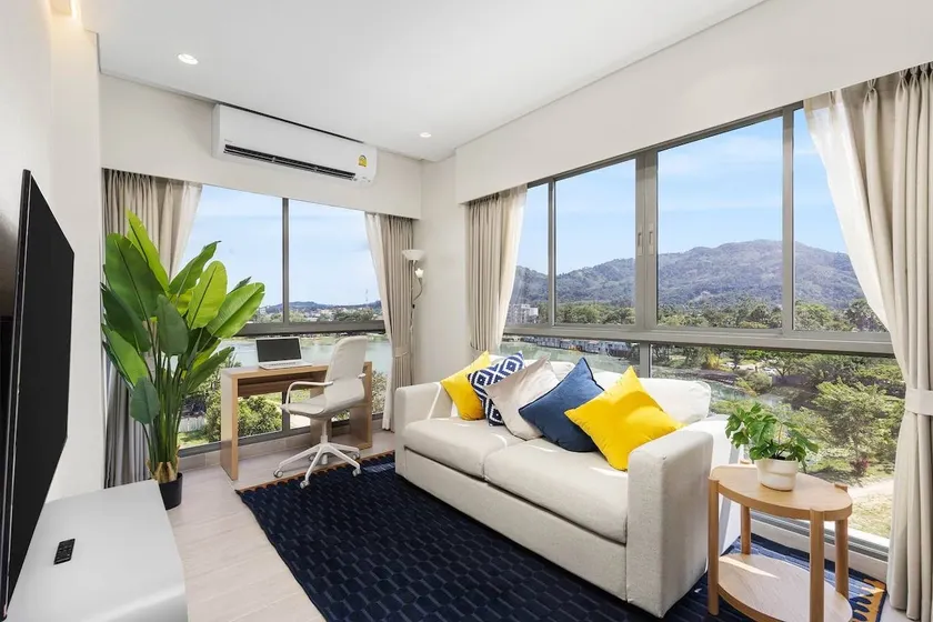 2BR panoramic view in Laguna. Car for rent. - Image 1