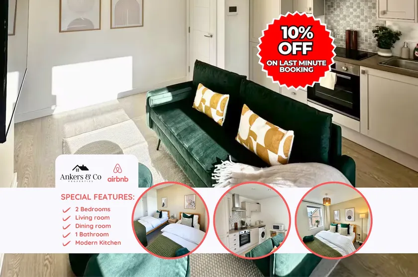 Stay 2 Nights & Save 10% | Flat Near Edgeley Park - Image 1
