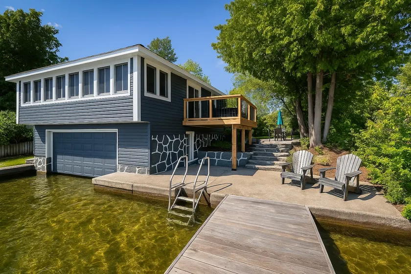 Newly Renovated boathouse on Balsalm Lake - Image 1