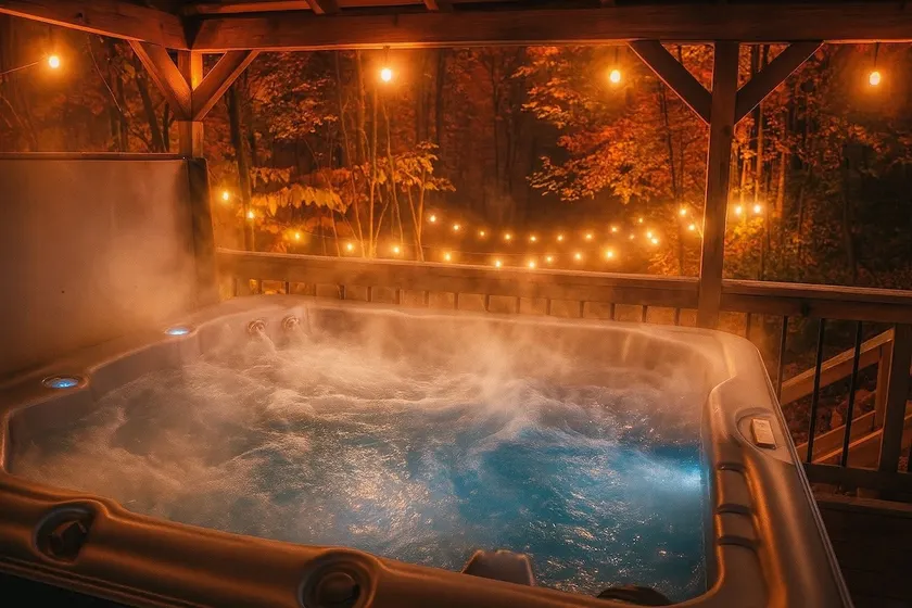 New~Hot Tub~Deck TV~Knotty & Nice - Image 1