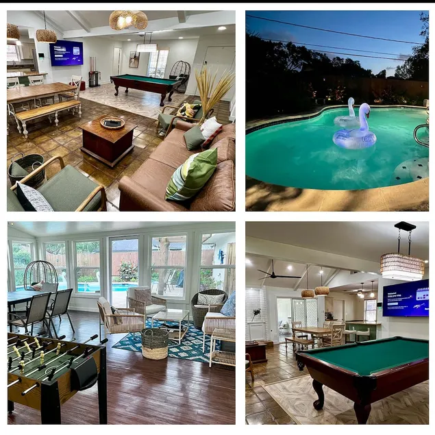 Central HOU, 10 Beds 16+ppl, Heated Pool w Sunroom - Image 1