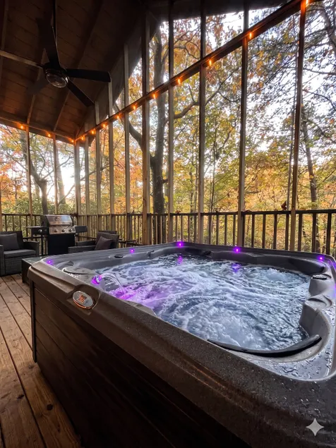 Secluded Cabin w/ Hot Tub · Forest Views - Image 1