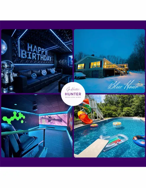 Luxe Party Retreat Ski Pool Karaoke Game Movie - Image 1