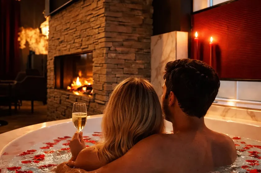 Wellness Garden | Private Sauna, Jacuzzi, Fireplace, Bios - Image 1