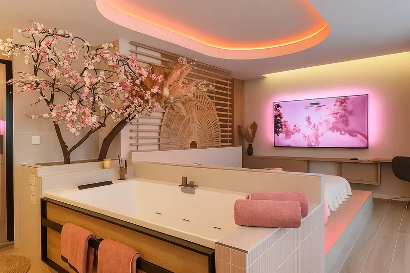 Sakura Suite, hyper center, Jaccuzzi, Balcony, Air conditioning - Image 1