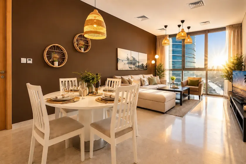 Mega place viewing Sea and Golf, 2 BR in Pearl - Image 1