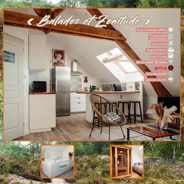 Le Mansard SPA - Elegant 3-bedroom - Private Sauna - Balneo - Image 1