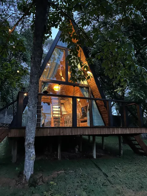 Pura Vida Jacuzzi Cabin, Fireplace & Haras - Image 1