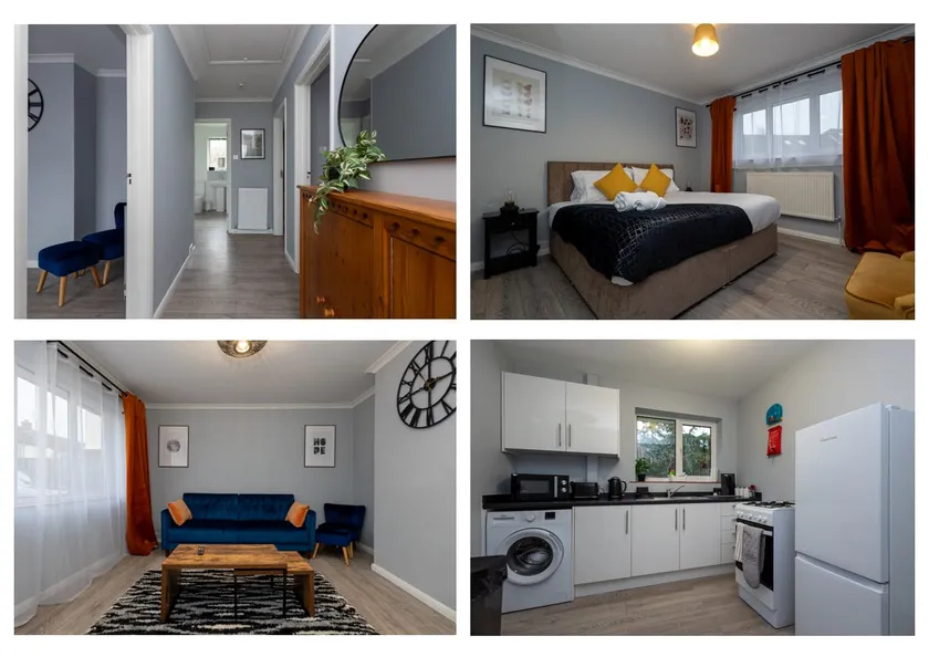 Detached 2BR Bungalow Woking Parking & Long Stays - Image 1