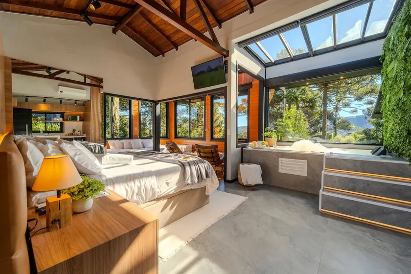 Cabana in Urubici with a Hot Tub. - Image 1