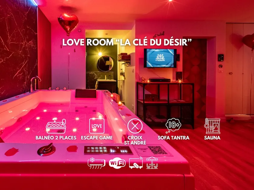 « Love Room Dijon » • Balnéo • Escape Game • Clim - Image 1