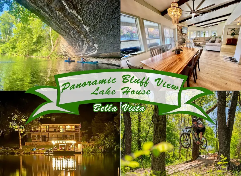 Panoramic Bluff View Lake House / On Trail & Water - Image 1
