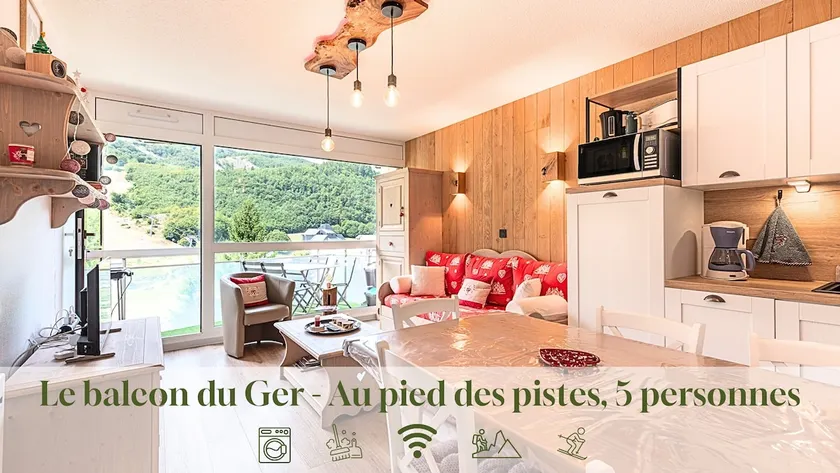 Le Balcon du Ger, vue panoramique sur les pistes - Image 1