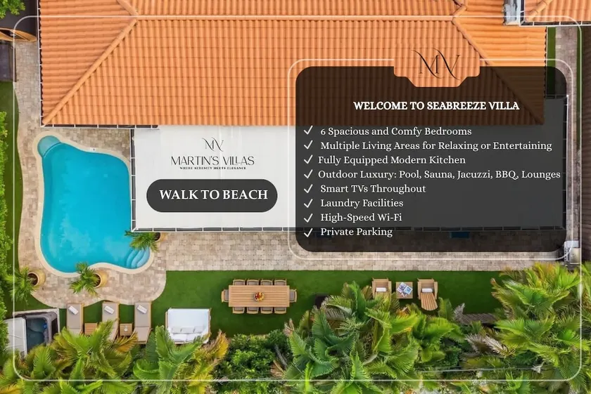6 BR Villa Steps to Ocean Pool Sauna & Jacuzzi - Image 1