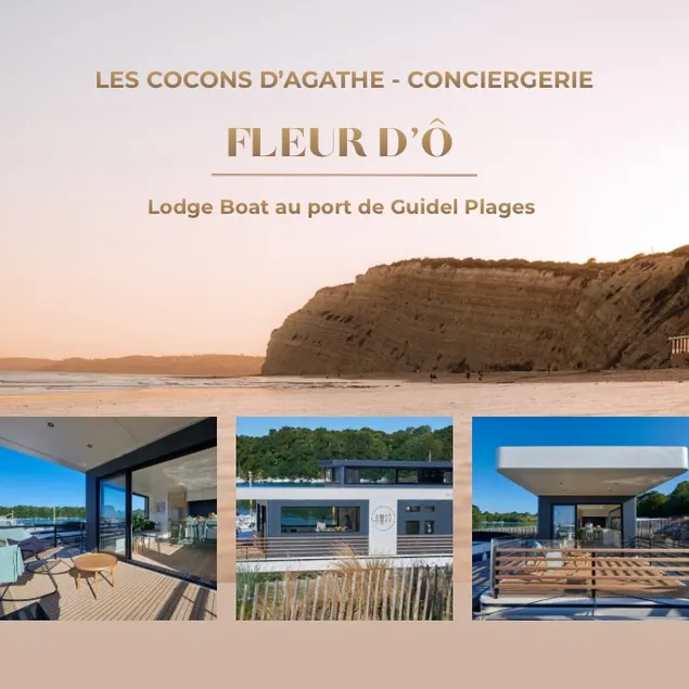 Les Cocons d'Agathe: Fleur d'Ô – Lodge Boat - Image 1