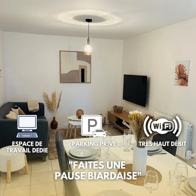 La pause Biardaise -Appartement 2 chambres à Biard - Image 1