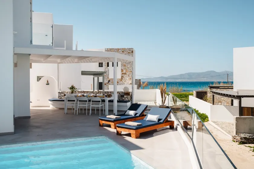 Naxos Superior Deluxe Villa with shared Pool - Image 1