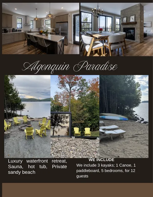 Algonquin Paradise, Lakefront, Sauna & Hot Tub - Image 1
