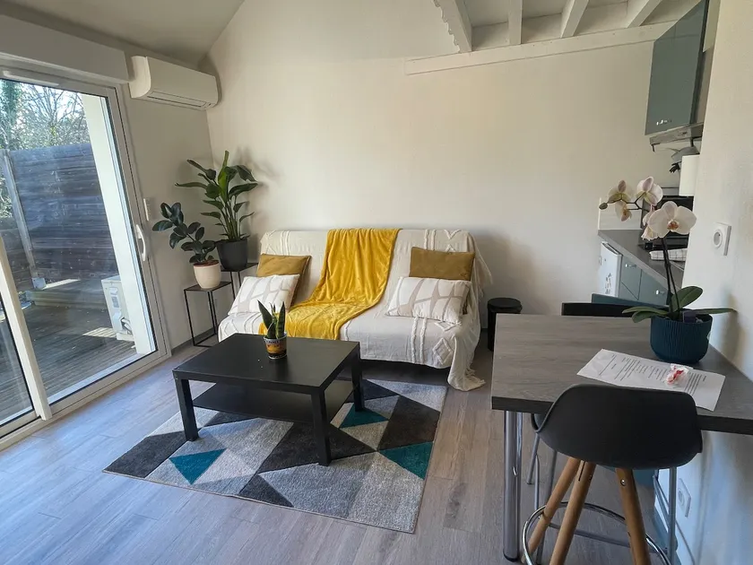 Appart T1bis+ mezzanine, Clim, parking, terrasse, - Image 1