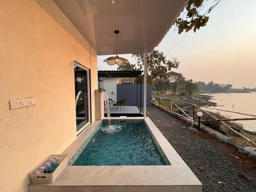 Boho Lake Cottage with Private Pool - Image 1