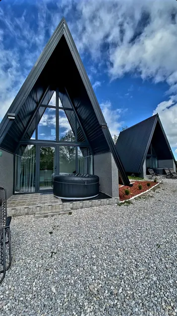 An oasis of tranquility mountain A-frame houses - Image 1