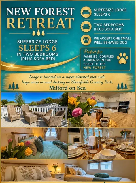 New Forest Retreat Executive Lodge Pet Friendly - Image 1