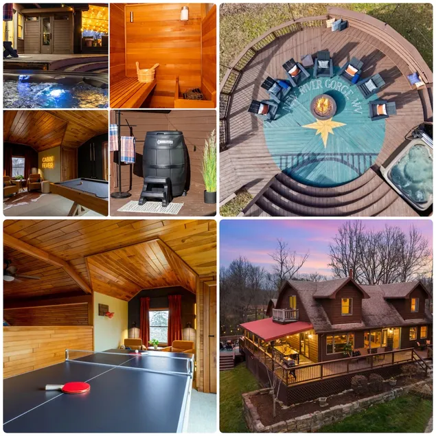 Mountain Mama Cabin/Lux/Hot+Cold Tubs/Sauna/Games - Image 1