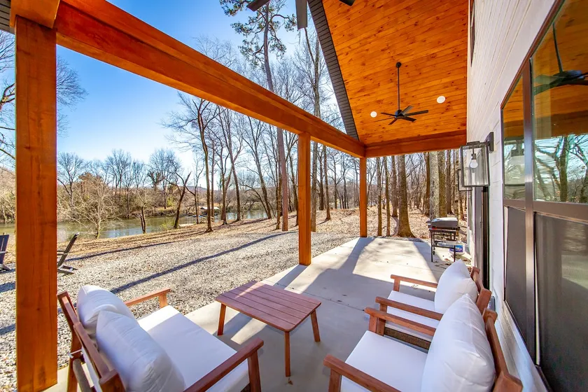 Riverfront Cabin on The Little Red-Trout Fishing - Image 1