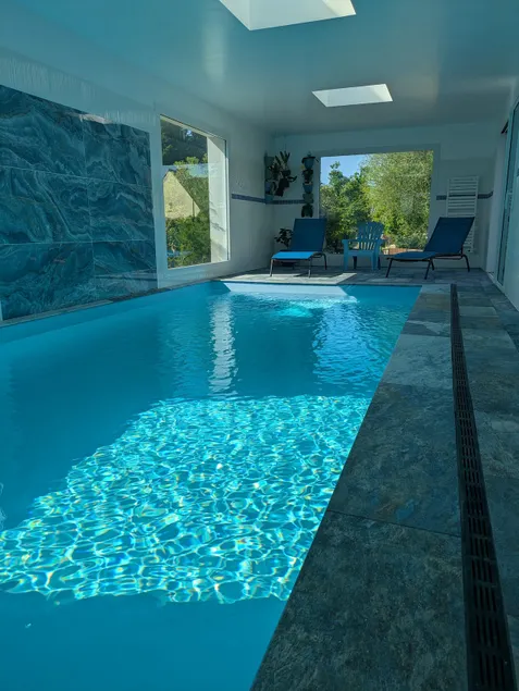 Beach 300 m away, 29° swimming pool, quiet, spacious - Image 1