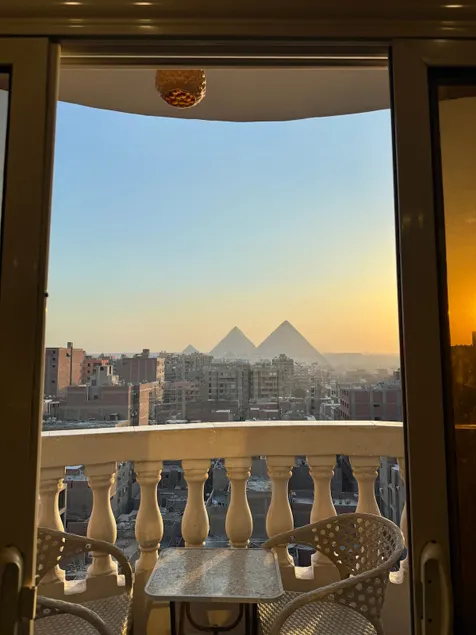 House of the pyramids sky view - Image 1