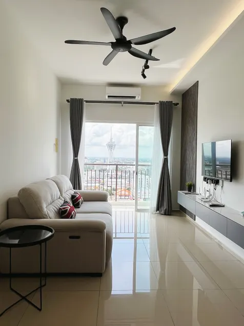 198 Guesthouse D'Aman Residence Facing view Telekom Tower Aman Central - Image 1