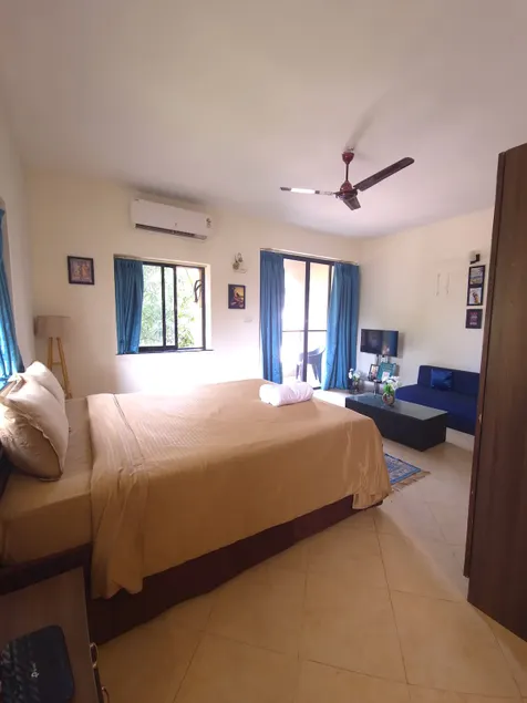 Studio sleeps 4 kitchen Balcony Anjuna Vagator - Image 1