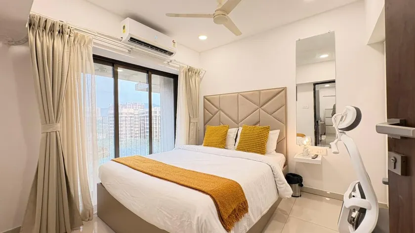 Supreme 1 BHK Safe 55TV Wifi Kitchen Clean Powai - Image 1