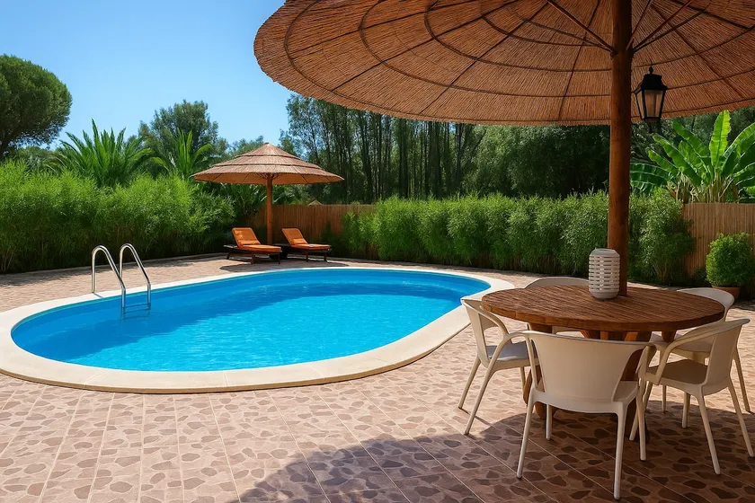 Forest Retreat, Swimming Pool with Private Bathroom - Image 1