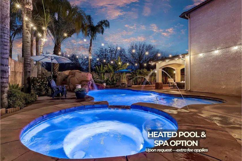 Spacious 6BR/3BA Retreat w/ Pool, Spa & Waterslide - Image 1