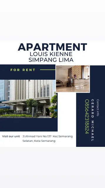Apartment Warhol Louise Kienne Simpang 5 Semarang - Image 1