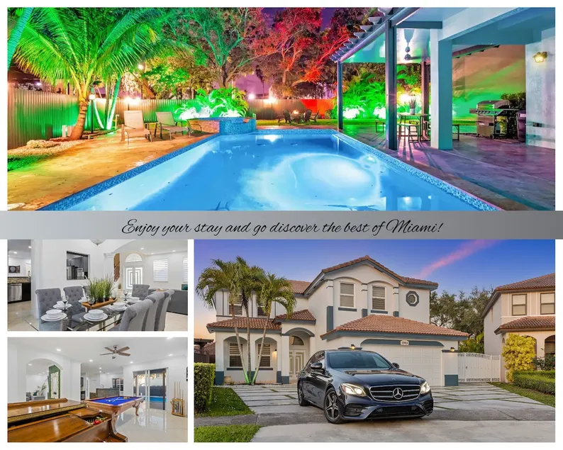 Luxe Miami Villa 5BR Sleep 12 with Pool & Spa - Image 1