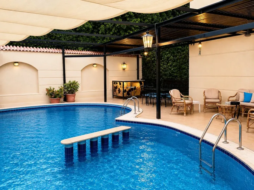 Luxury apartment with private swimming pool and private garden - Image 1