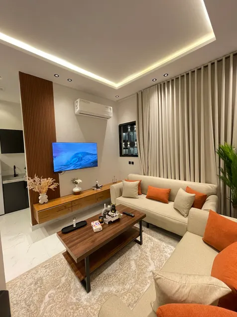 Luxury bedroom and living room with smart entrance - Image 1