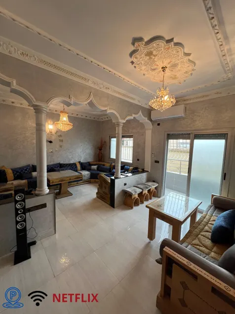 Stylish Spacious Apt in Fez - Comfort & Style - Image 1