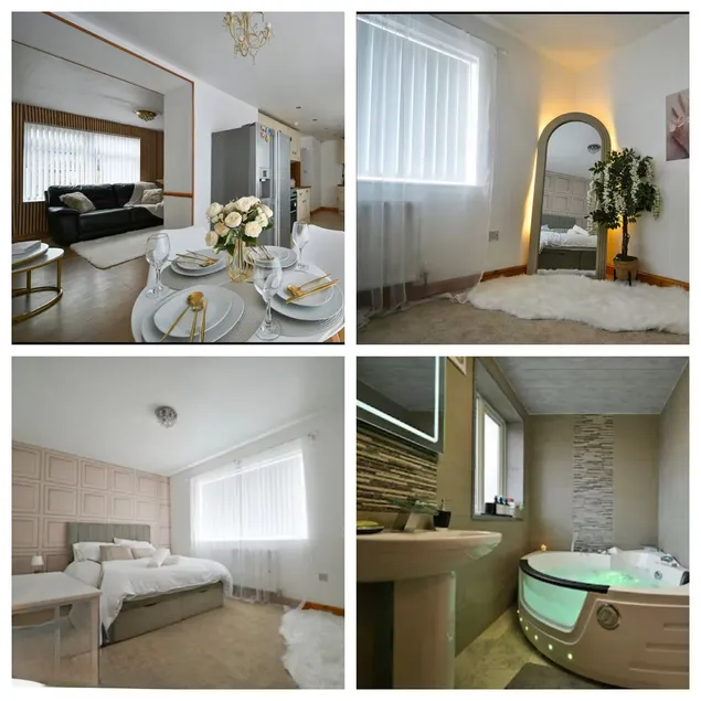 Cosy 2 bed home with jacuzzi bath in Wythenshawe near Manchester Airport - Image 1