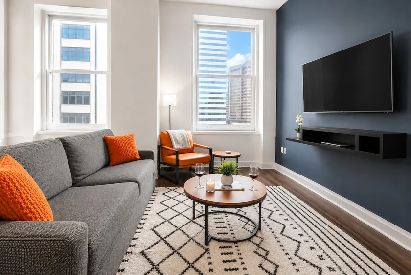 Skywalk to Convention · Free Parking · 1BR Indy - Image 1